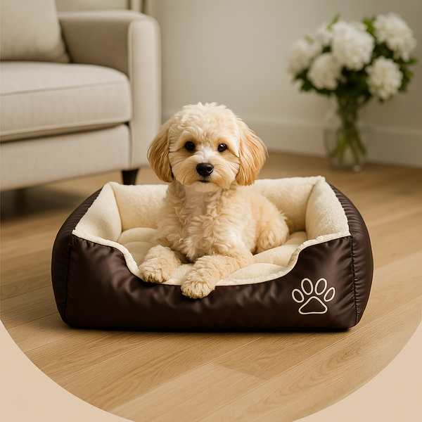 Medium Dog Bed – Washable Cushion & Anti-Slip Base for Everyday Comfort | Pawboxx
