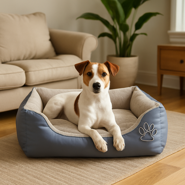 Medium Dog Bed – Washable Cushion & Anti-Slip Base for Everyday Comfort | Pawboxx
