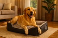 Pawboxx™ XL Dog Bed – Water-Resistant, Washable & Hypoallergenic Comfort