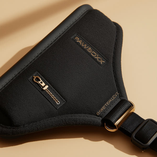 Aquafleece™ Waterproof Dog Harness – Black | Adjustable, Padded & Durable Comfort | Pawboxx USA