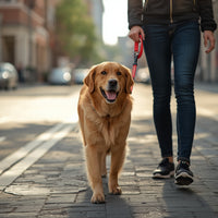 🐾 Reflective Leash – EEZY-6 Red | Pawboxx USA